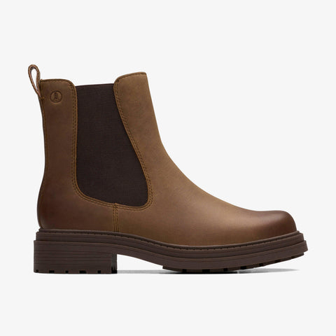 Clarks Walnut Chelsea Boots