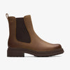 Clarks Walnut Chelsea Boots