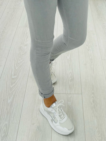 Melly Grey Stretch Jeans
