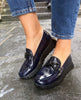 Wonders A-2474 Navy Soft Shine Loafers