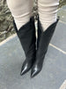Unisa Black Leather Meyer Boots