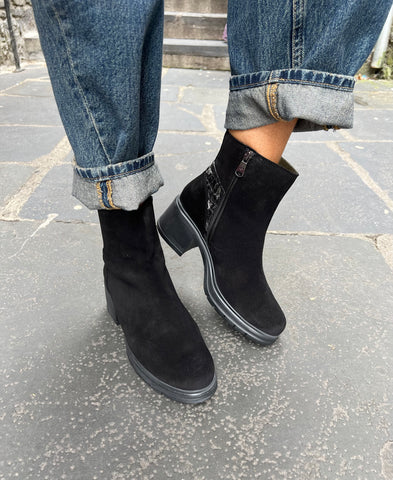 Paula Urban Black Suede Boots