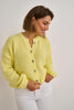 Yellow Knit Cardigan