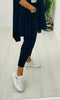 Navy Waterfall Trousers