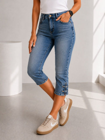 Denim Capri