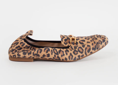 Unisa Leopard Loafers