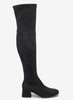 Wonders Over-the-knee Black Boots
