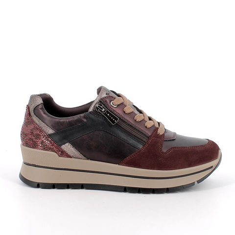 Igi&Co Burgandy Sneakers