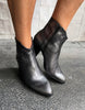 Wonder Pewter Leather Boots I-8912