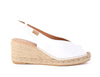 Toni Pons Laila White Leather Espirdrilles
