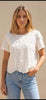 Ecru Embroidery Blouse