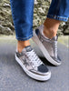 Meline Pewter Star Trainers