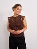 Brown Lace Blouse