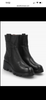 Wonders G-7030 Black Wedge Boots