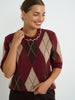 Brown Star Knit