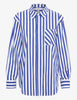 Culture Blue/White Stripe Shirt