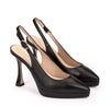 Pedro Miralles Platform Black Slingbacks