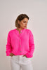 Neon Pink Knit Cardigan
