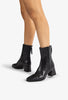 Unisa Lucas Black Ankle Boots