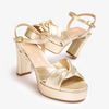 Unisa Onoa Gold Sandals