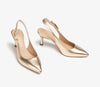 Unisa Lanz Gold Slingbacks