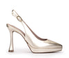 Pedro Miralles Platform Gold Slingbacks