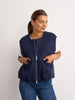 Navy Gilet