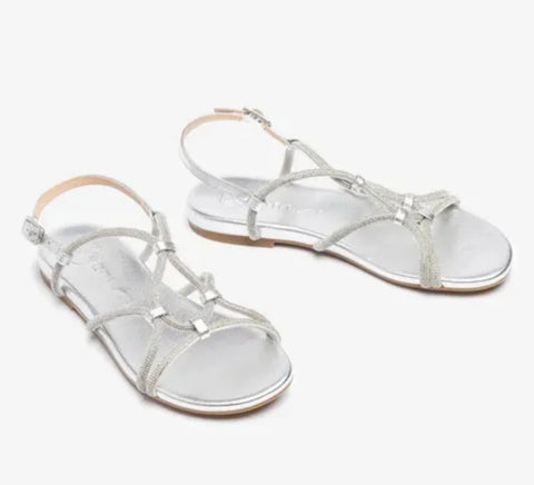 Unisa Silver Sparkle Sandals