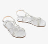 Unisa Silver Sparkle Sandals