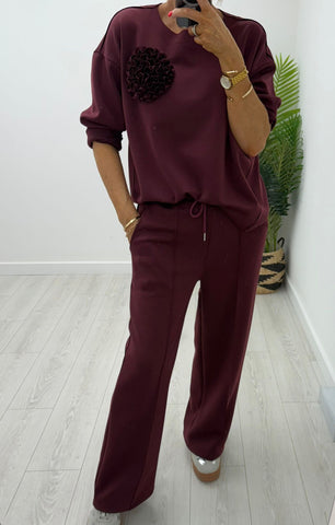 Burgandy 2-Piece