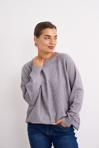 Grey Hally Knit