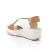 Igi&Co Cross Over Tan Wedge Sandals