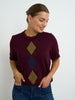 Wine Frankie Knit