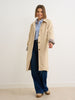 Taupe Trench Coat
