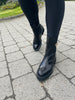 Pedro Miralles Black Buckle Boots