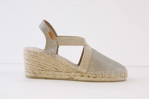 Toni Pons Champagne Glitter Espirdrilles