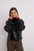 Black Faux Leather Jacket