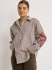 Hayley Brown Stripe Shirt