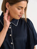 Karrie Navy Blouse
