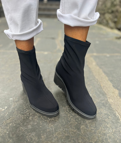 Pedro Miralles Weekend Black Sock Boots