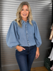 Carry Puff Sleeve Denim Shirt