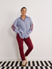 Hayley Blue Stripe Shirt