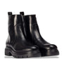 Wonders A-4305 Black Flat Leather Boots