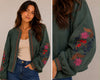 Green Embriodery Jacket