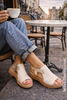 Paula Cream Wedge Sandals