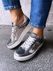 Meline Pewter Star Trainers