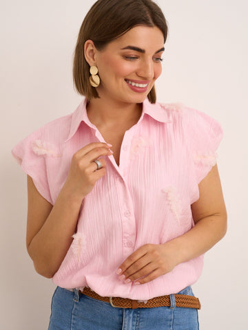 Naomi Pink Blouse