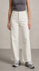 Cream Stretch Wideleg Jeans