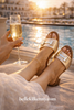 Oh my Sandals Gold Mule