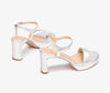 Unisa Silver Platform Sandals